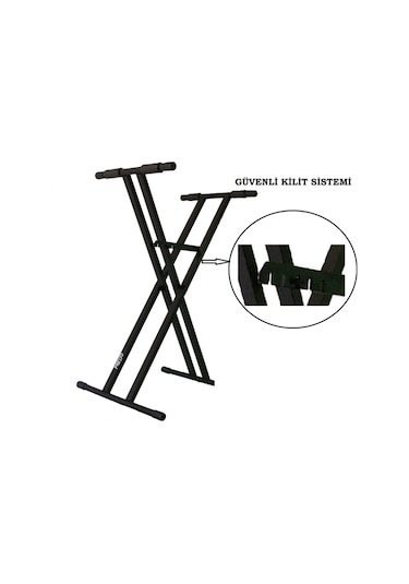 Presto Org Klavye Sehpası Standı Çift Ayak