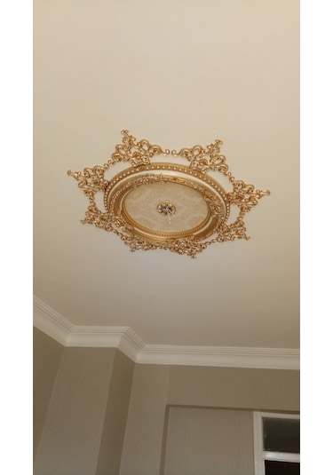 Decogold 60 Cm Oval Bronz Saray Tavan Göbek
