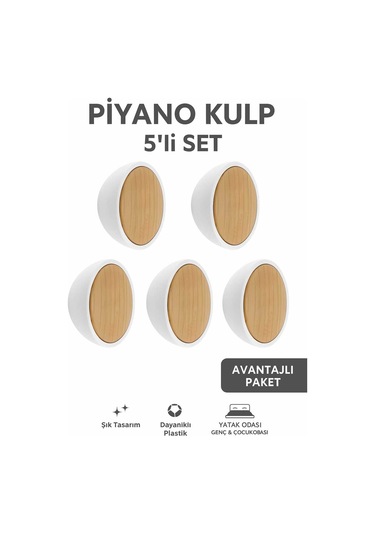 Piyano Düğme 5 Adet Mobilya Yatak Odası Mutfak Dolabı Çekmece Tv Ünitesi Ve Ofis Mobilyası Kulpu Beyaz
