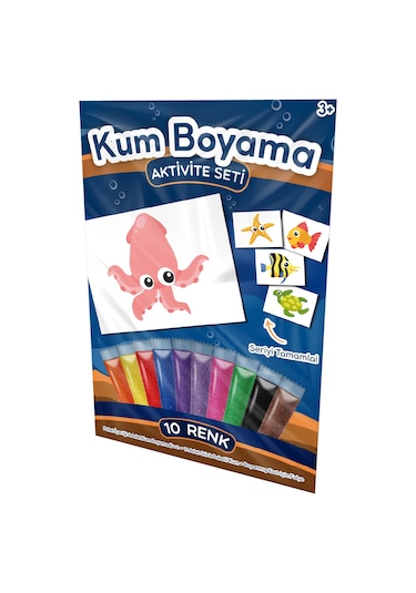 Ahtapot Kum Boyama Aktivite Seti