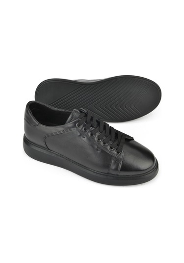 Ziya, Erkek Hakiki Deri Sneaker 151423z512 Siyah 151423z512 000 Siyah