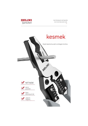 7 Dahil Olmak Üzere Anahtarlı Endüstriyel Sınıf Mengene