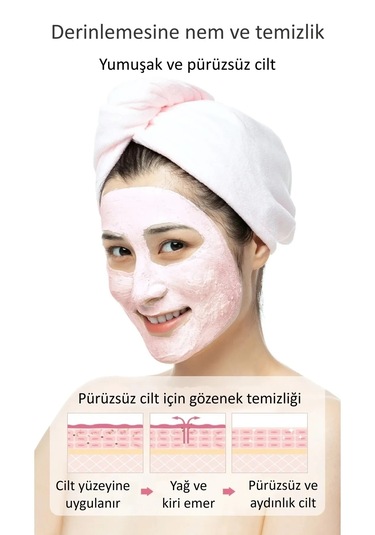 Bioaqua Şeftali Özlü Nemlendirici ve Aydınlatıcı Çamur Kil Maskesi 50 G