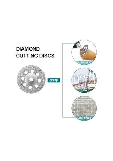 Mufunye Çok Amaçlı Elmas Kesici Disk Seti - Metal, Cam, Seramik Kesim İçin İdeal Çözüm