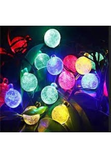 Lumenn 60 Kristal Top Ledli 10 Metre Rgb Solar Güneş Enerjili Led Işık