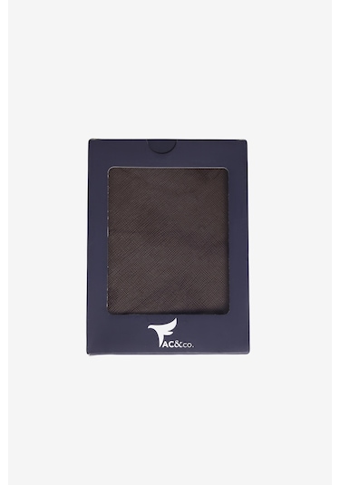 Ac&co / Altınyıldız Classics Erkek Kahverengi Özel Hediye Kutulu Suni Deri El Yapımı Pasaportluk Kahverengi