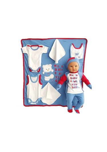 Ts 10 Parça Taraftar Bebek Hastane Çıkış Seti Maç Var Dediler Gel Çok Renkli