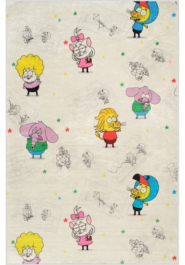 Kaşmir Halı X Kral Şakir Family 100x150 M Bej