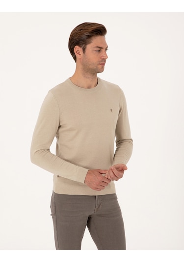 Pierre Cardin Erkek Kum Melanj Kazak /triko 50314192-vr123 Kum Melanj