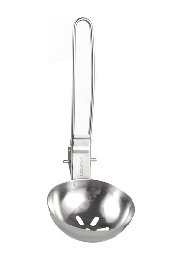 Mufunye Çelik Paslanmaz Katlanabilir Süzgeç Kaşığı - 7x17cm - 35g - Yemek Pişirme Aletleri Çok Renkli