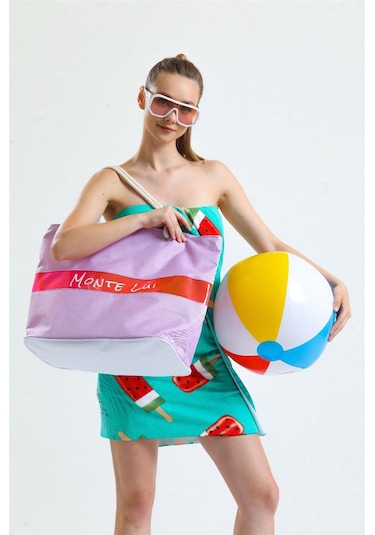 Monte Lui 1011 Plaj Çantası Lila
