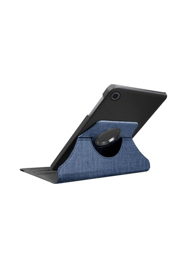 Samsung Uyumlu Galaxy Tab A T510/T515/T517 Kılıf Fabric 360 Derece Döner