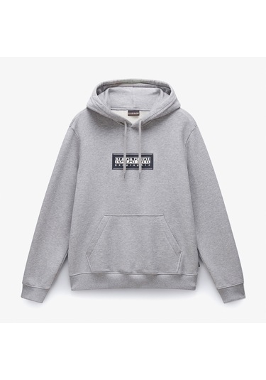 Napapijri B-box Logo Erkek Gri Sweatshirt Np0a4ı191601 Gri