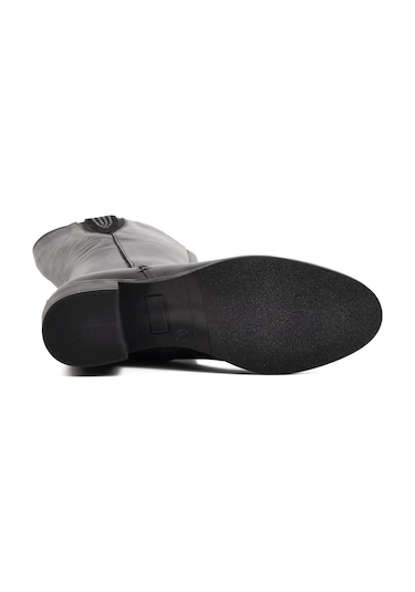 Voyager 9289 Siyah İçi Polarlı Hakiki Deri Kadın Çizme 001
