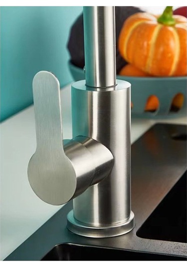 Fleko Inox 360 Derece Dönebilen Eviye Bataryası - Mutfak Bataryası Inox