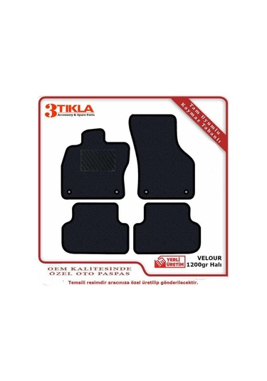 Subaru Legacy 2004-2009 Halı Paspas Siyah