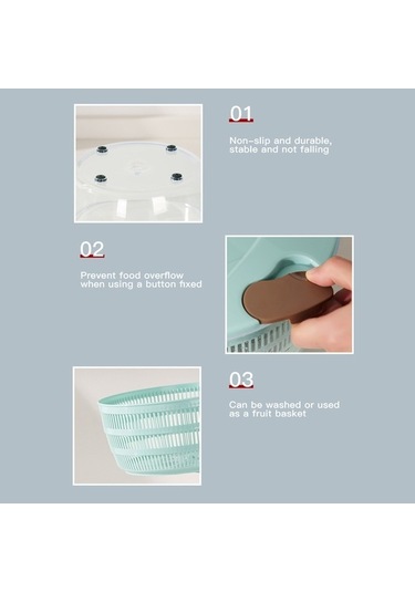 Pazly Çok Renkli Sağlam Sıkıştırılabilir Mutfak Tahliye Sepeti - Meyve & Sebzeler İçin, Kızartma Dumanı Ve Splatter Azaltıcı Çok Renkli