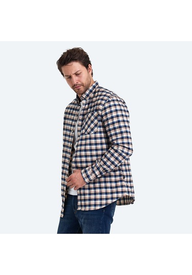 The Crow MANCHESTER Erkek  Lacivert Gömlek