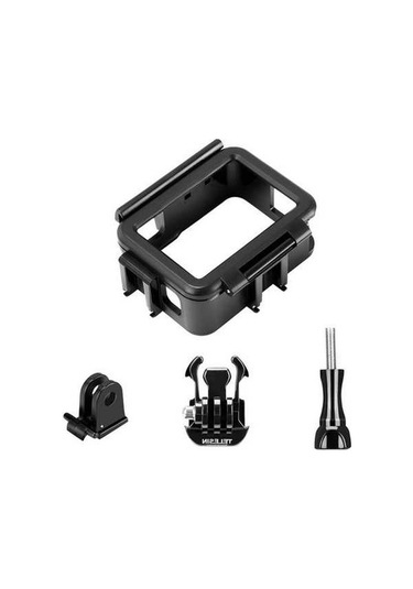 Ebitda Telesın Koruyucu Çerçeve Montaj Kenar Kutu Spor Kamerası Kabuk Kutu Hızlı Salınım Klipsi Vida Aksesuarları Değiştirme Gopro Hero 7 Black/6/5 Aksiyon Kamerası İçin Çok Renkli Çok Renkli