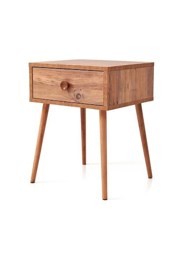 Just Home Mila Tek Çekmeceli Komodin - Atlantik Çam Atlantik Çam