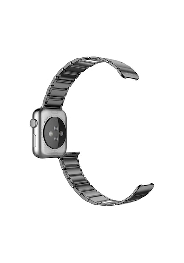 Watch 44mm Uyumlu Magnetik Metal Kordon Raptic Classic Serisi Siyah