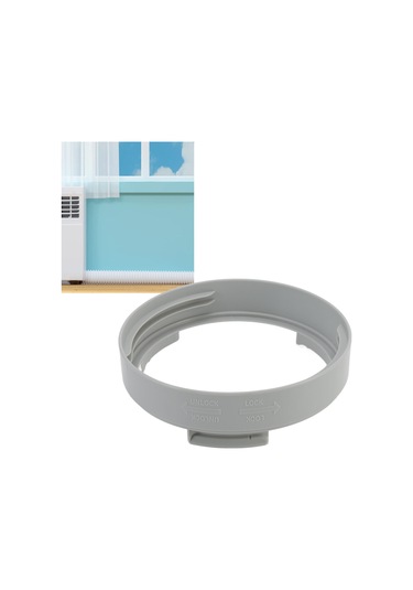 Fosenze 150mm 5.9 İnç Evrensel Klima Soğutucu Boru Bağlantı Köprüsü - Saat/yönsüz Vida, Sabit Bağlantı, Abs Malzeme, Kolay Kurulum