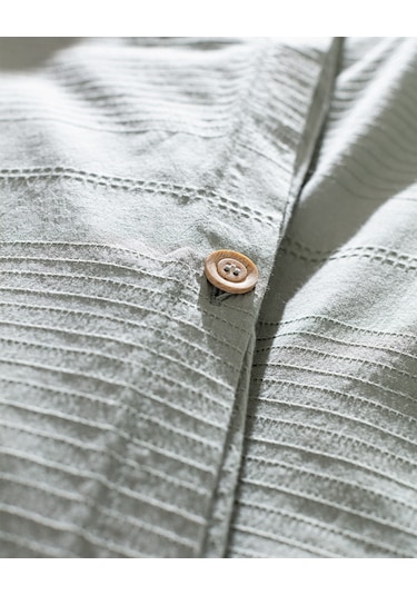 Madame Coco Rosalie Tek Kişilik %100 Pamuk Armürlü Nevresim Takımı - Haki Çok Renkli