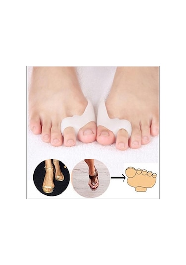 Silikon Makaralı Ayak Baş Parmak Kemik Koruyucu Bunyon