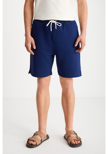 Grimelange Uncertaın Erkek Comfort Fit Lacivert Şort & Bermuda Lacivert
