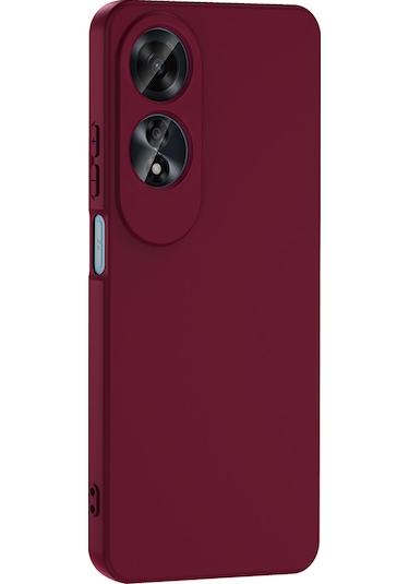 Oppo A60 Kılıf Mara Lansman İç Yüzeyi Kadife Kılıf Koyu Mor