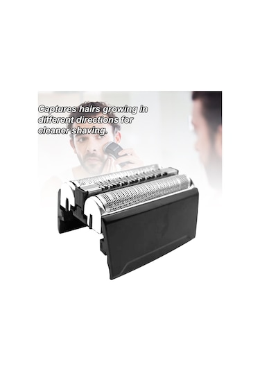 Geeksen Razor 52b Elektrikli Tıraş Makineleri Yedek Başlıkları Tıraş Folyosu Parçaları Braun 5 Serisi İçin Yedek