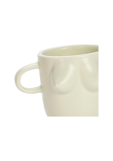 Suntek Kadın Vücut Sanatı Seramik Su Bardağı 300 Gri-beyaz Gri Beyaz