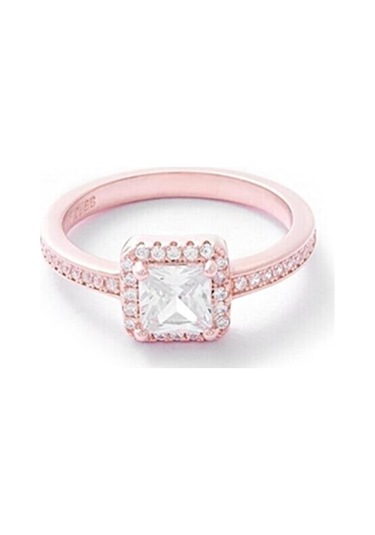 Celikchi Swarovski Taş Bakır Renk Tasarım Baget Yüzük