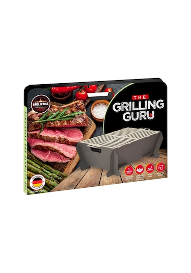 Baygato Grilling Guru Mangal (Düz Taban) Katlanabilir Ve Taşınabilir 6 Kişilik