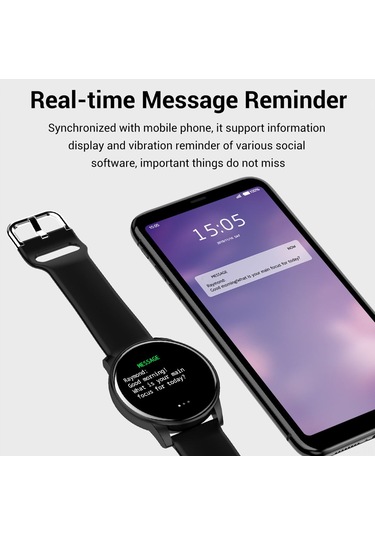 Leezsing Zl01s Akıllı Saat (İthalatçı Garantili): 1.3" Ips Ekran, Bluetooth 4.0, Ip67 Su Geçirmez, Spor Ve Sağlık Takibi, Uzaktan Fotoğraf Çekme, Pembe