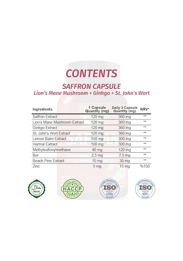 Gökçek Şifa Safran 60 Kapsül