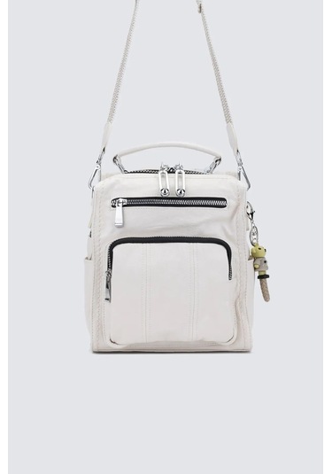 Yumuşak Deri Sırt Ve Çapraz Çanta Camel