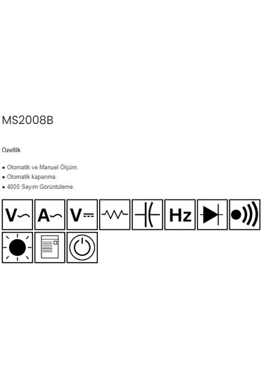 Mastech Ms2008b Dijital Pensampermetre