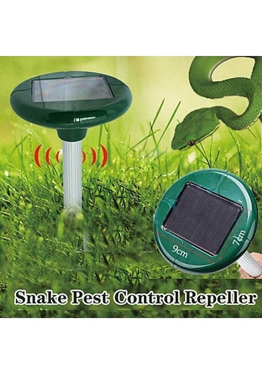 Xindoker 2 Adet Güneş Enerjili Ultrasonik Sıçan Kovucu, Toplu Alüminyum Boru Tipi, Yerleştirilebilir, 15.5x15.5x32.5 Cm