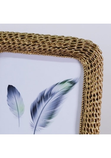 Selim 15 x 20 CM Chain Çerçeve Altın