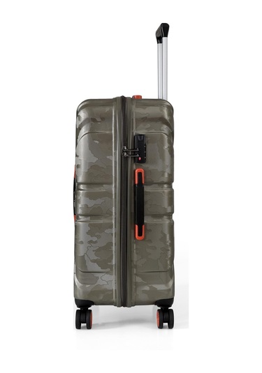 Ççs 5243 Polikarbon & Abs 3 Lü Valiz Seti Haki