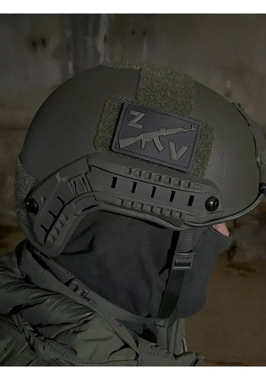 Tactochno Pvc Şerit "z Ve V Ak-47" Siyah Arka Plan 220523661