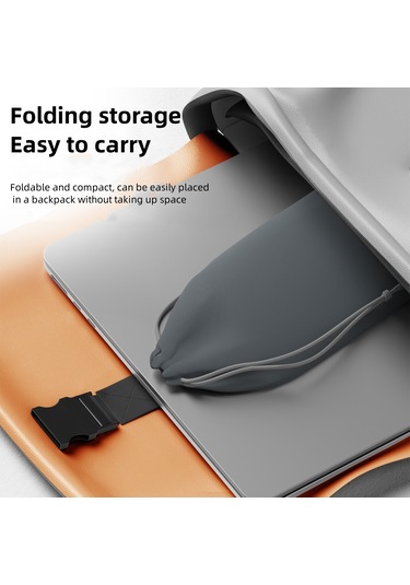 D0019 Taşınabilir Katlanabilir Masaüstü Dizüstü Bilgisayar Standı Alüminyum Alaşımlı Dizüstü Soğutma Braketini Yükseltin - Gümüş