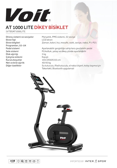 Voit At1000 Lite Dikey Bisiklet