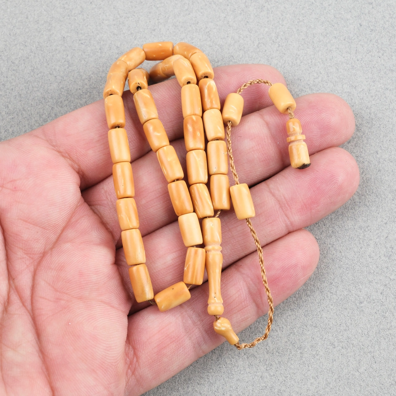 Kuka Kapsül Kesim 5.5x9mm Tesbih Açık Kahverengi