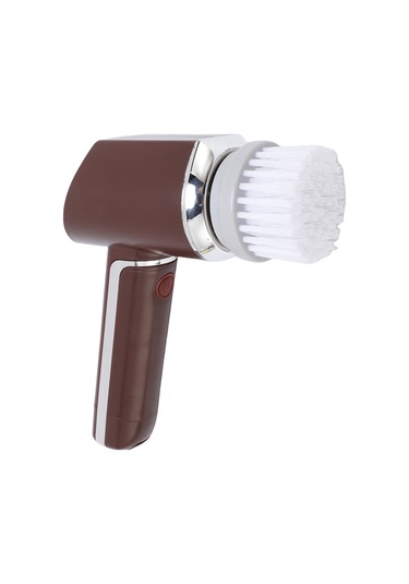 Shineyee Su Geçirmez El Tipi Elektrikli Temizlik Fırçası - 5 Farklı Uç İle Mutfak/banyo/her Yerde 350 Rpm Yüksek Tork Diğer