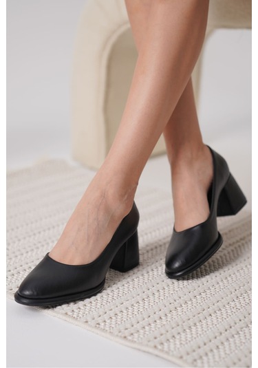 Kocadal Kocadal Candie Siyah Cilt Kadın Stiletto Muhtelif