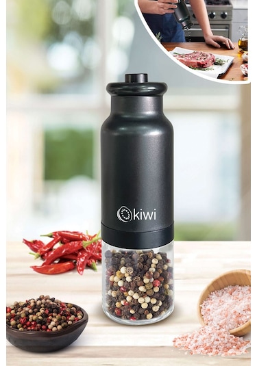 Kiwi KSPG-4809 Sensörlü Tuz & Karabiber Değirmeni