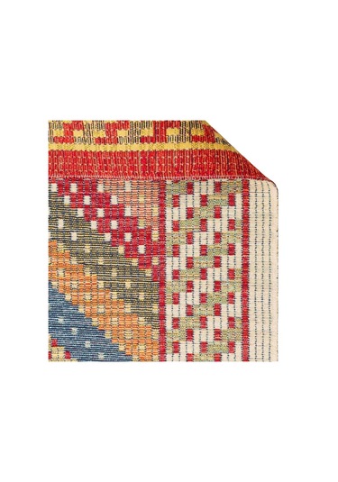 Hoom Rugs Vgt 10 Red Yıkanabilir Çift Taraflı Halı