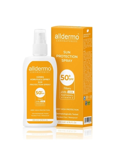 Alldermo Güneş Koruyucu Sprey SPF 50+ 200 ML